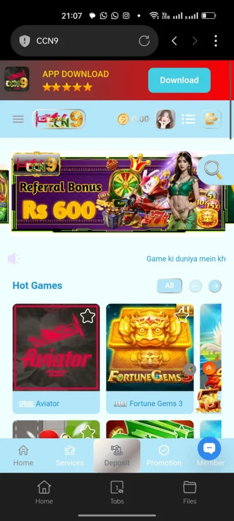 CCN9 Game App